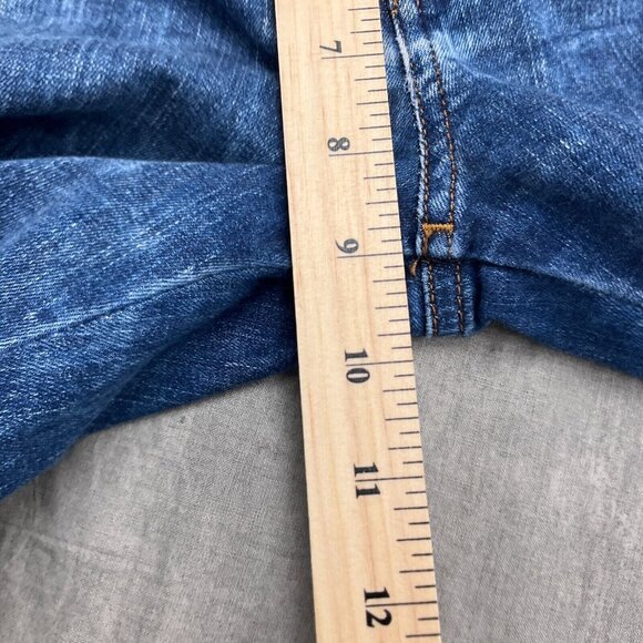 Diesel Jeans Women‎ 31W 26.5L Blue Acid Wash Skinzee Super Slim Skinny Cut Off - Picture 7 of 12